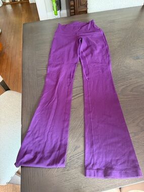 lululemon athletica Deep Purple Flare Leggings